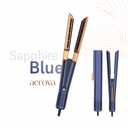 Sapphire Blue Aerova AirFlow Pro Haarglätter – Innovativer Haarglätter mit Airstrait Technologie in Dunkelblau für müheloses Styling und gesundes Haar.