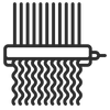 Föhnen und Glätten in einem Schritt icon